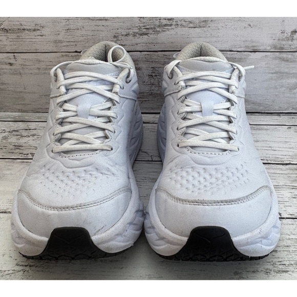 Hoka One One Bondi SR White Professional Sneakers (Women’s Size 9.5) - Picture 2 of 8